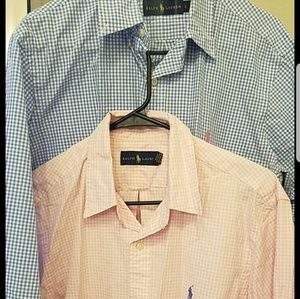 2 Ralph Lauren dress shirts